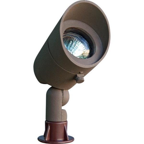 Dabmar Lighting Dabmar Lighting LV130-BZ Cast Aluminum Directional Spot Light with Hood; Bronze LV130-BZ